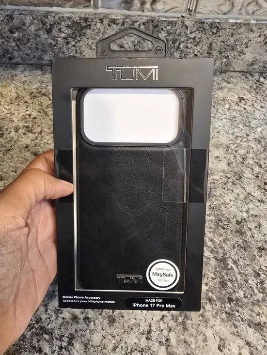 New TUMI Apple iPhone 17 Pro Max Magsafe Phone Black Case