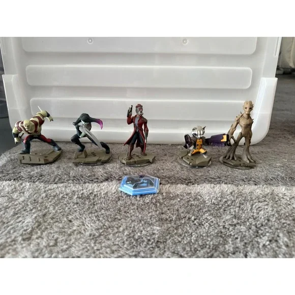 Disney Infinity 2.0 Marvel Guardians of the Galaxy Figure Star-Lord Groot 6pc