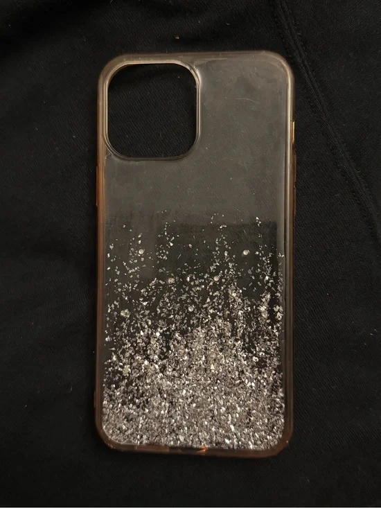 2 Pack - iPhone 11 Cases Purple & Clear Glitter