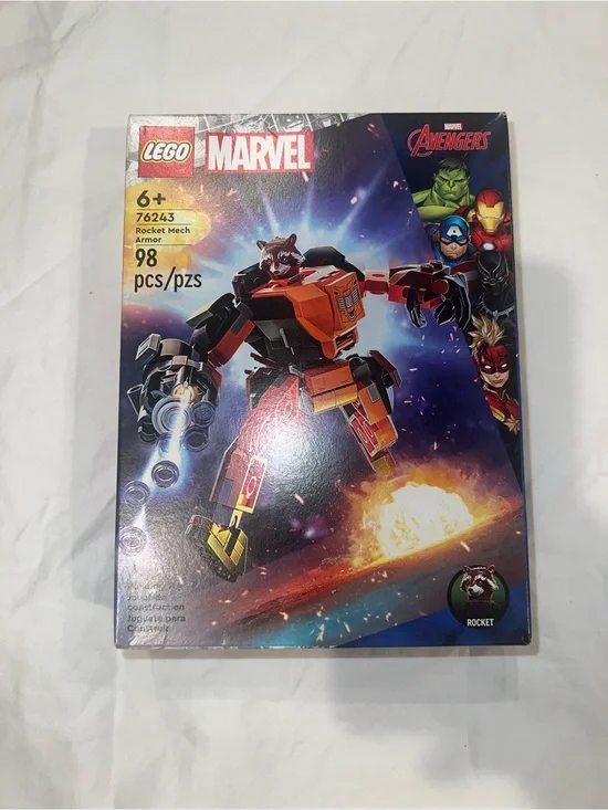 LEGO Marvel Rocket Mech Armor 76243
