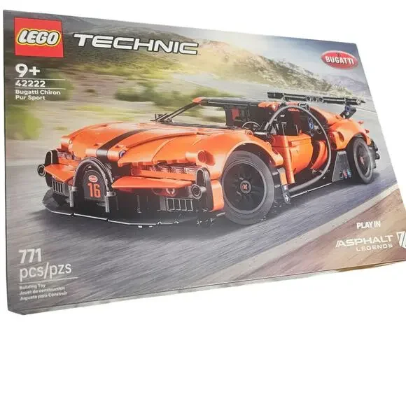 Lego Technic Bugatti Chiron Pur Sport (42222) 771 piece with digital download