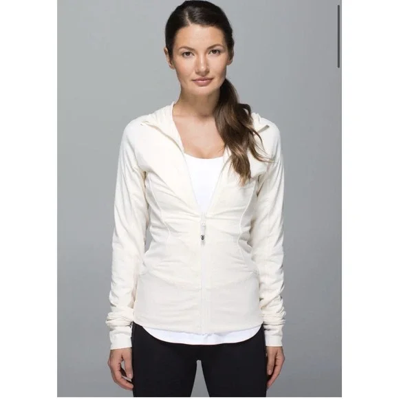 LULULEMON In Flux Reversible Jacket‎ SZ.8 Angel Wing Hooded Thumbholes Running