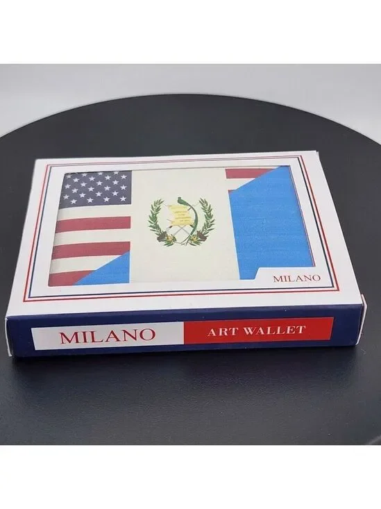 Guatemala & USA Flag Wallet – Perfect Gift for Proud Dual Citizens