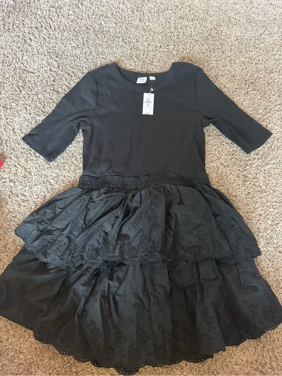 Gap Girls Tiered Eyelet Dress