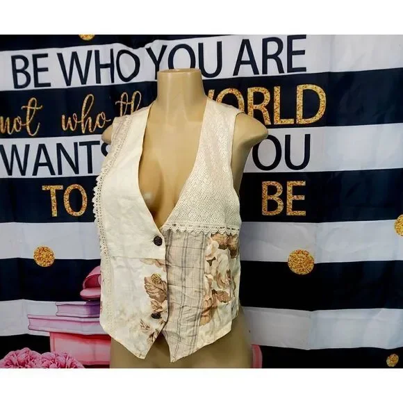 Facets vintage vest