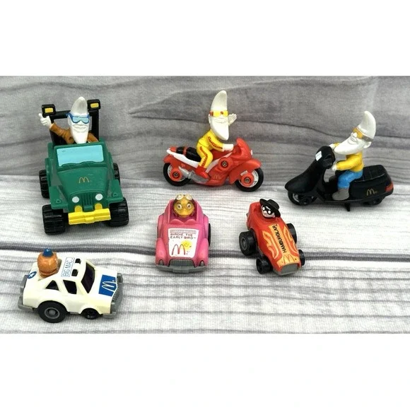 VINTAGE 80'S MCDONALD'S HAPPY MEAL TOYS - FAST MACS  / MAC TONIGHT MOON MAN  *18