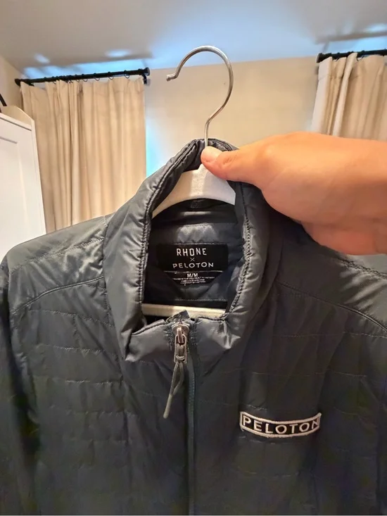 Rhone x Peloton Men’s Medium Quilted Performance Jacket Black