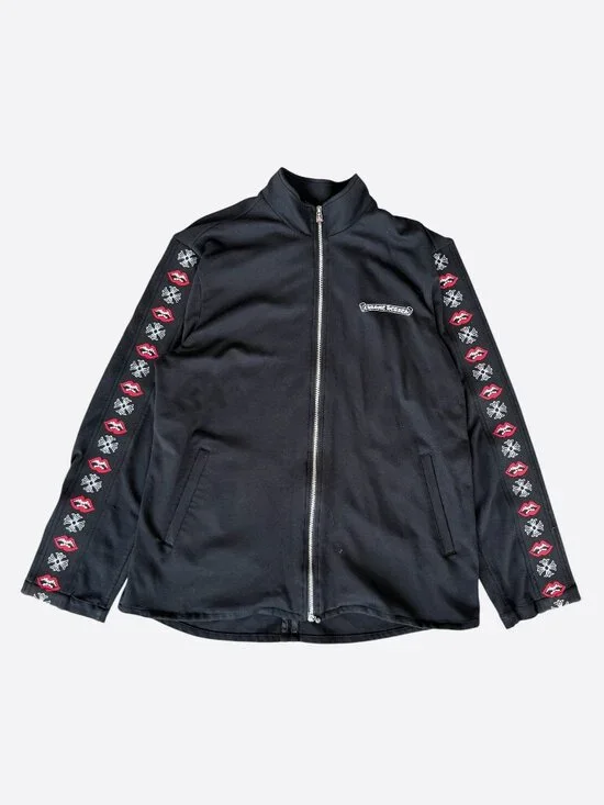 Chrome Hearts Matty Boy Black Chomper Track Jacket