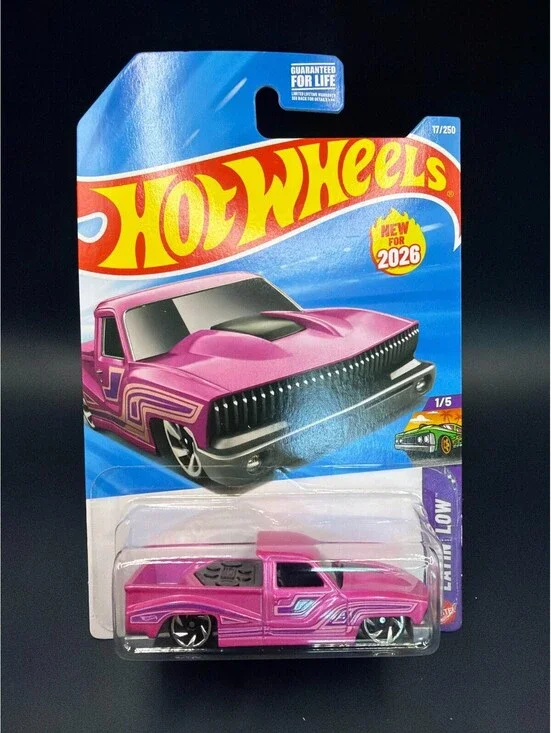 Hot Wheels Bounce 'N Bass Pink Layin' Low 1/5 New f/2026 17/250 JJK69 Case Fresh
