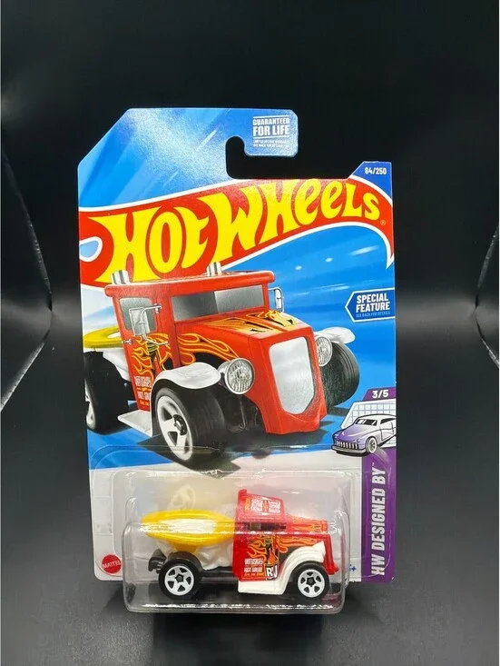 2025 Hot Wheels GOTTA GO Red Flames #84/250 HW Designed By 3/5 Toilet Car NEW