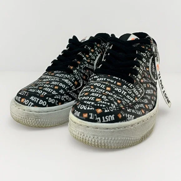 Nike Air Force 1 '07 LV8 GS Just Do It All Over Print A03977-001 Youth 5.5Y