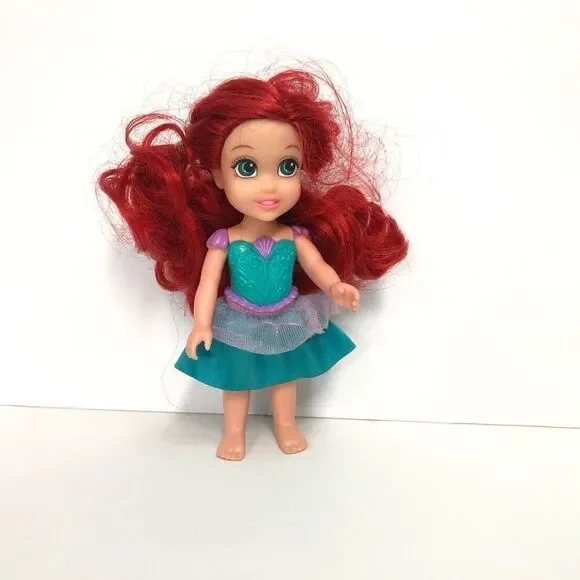 disney‎ the little mermaid petite ariel doll 6 inch tall princess jakks pacific
