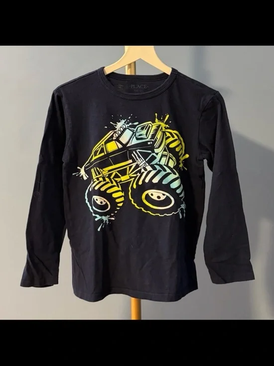 ⚡️⭐️The Children's Place Boys Long Sleeve Shirt - Size: Medium 7/8