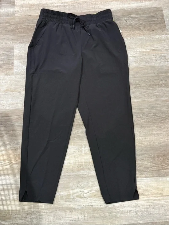 all in motion Black Women's Drawstring Tapered Pants