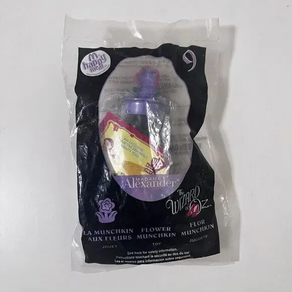McDonald's Wizard of Oz Flower Munchkin Happy Meal Toy Madame Alexander #9 2008
