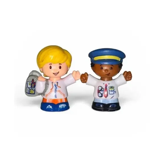 Fisher-Price Little People Eddie Pilot Kurt Replacement Figures DJB52 DJB53