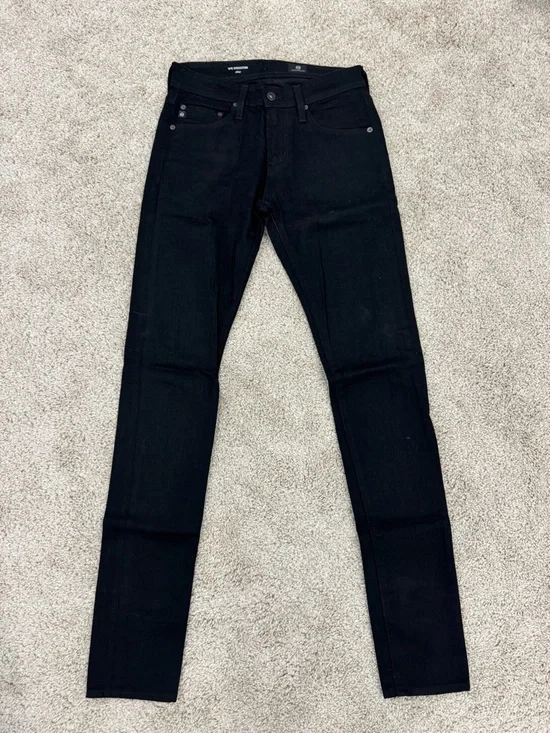 AG Adriano Goldschmied The Stockton Black Skinny Jeans