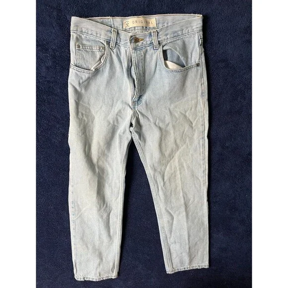 Arizona Jeans Light Wash Denim Regular Fit Blue Brown Men’s Size 32x30 Y2K