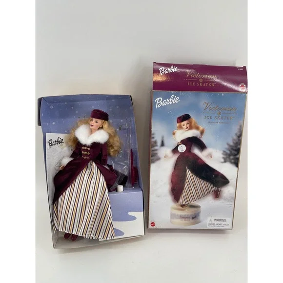 Mattel Victorian Ice Skater Barbie Special Edition Doll 2000 Collectible Retired