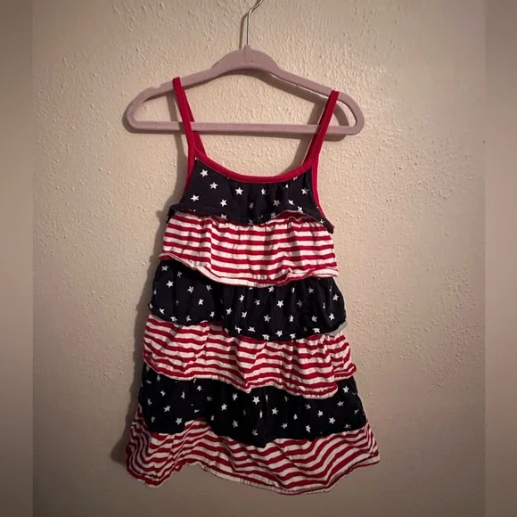 The Children’s Place - Red, White and Blue Striped Dress 3T
