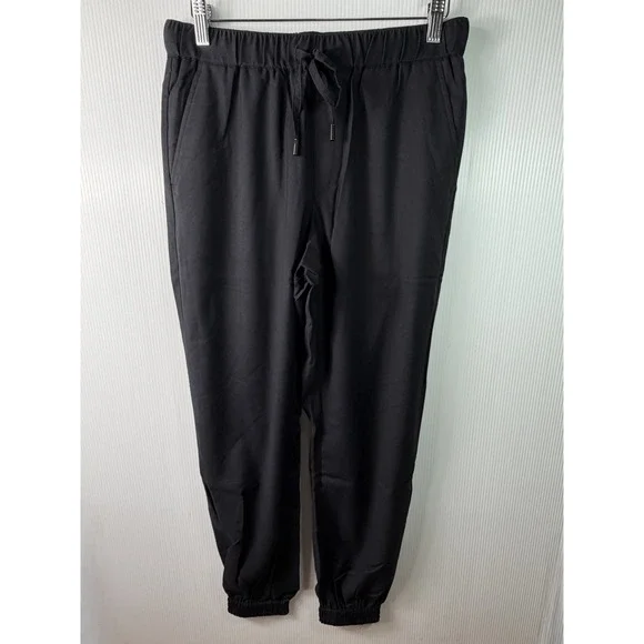 Wildfang The Empower Drawstring Pant Black Size Small Women's Jogger Pockets
