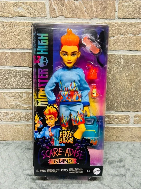 Monster High Scare-adise Island Heath Burns Doll Collectible Toy Mattel 2023