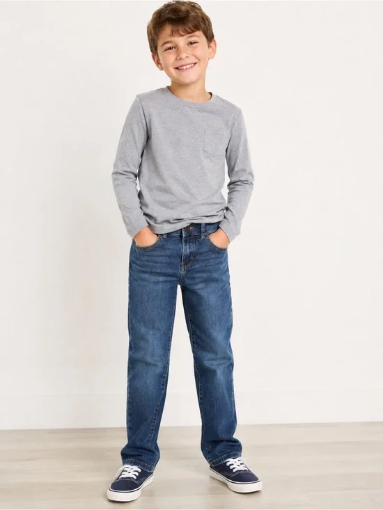 The Children’s Place Boys Size 7 Straight Leg Stretch Jeans Adjustable Waist