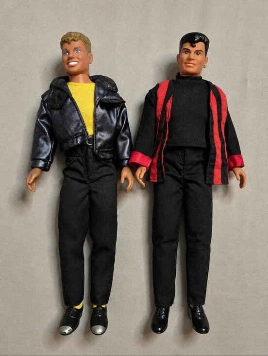 Vintage 1990 New Kids on the Block Joey & Jordan Dolls Lot of 2 Hasbro Figures