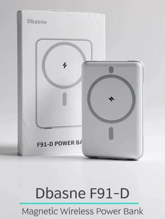 Dbasne F91-D 5000mAh Magnetic Wireless Portable Power Bank