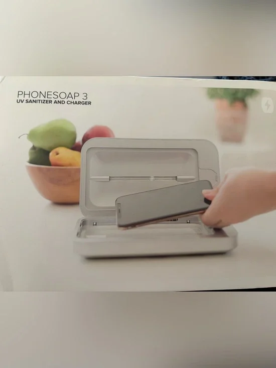 Phone Soap 3 UV Sanitizer and Charger - White