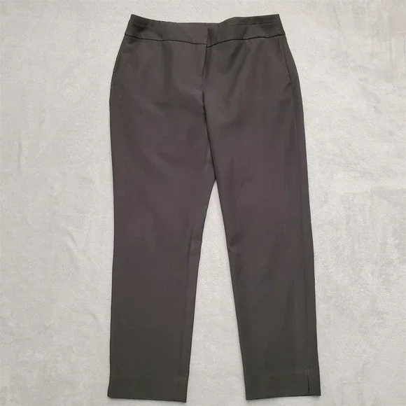 Chicos Pants Womens size 1 US 8 Medium‎ Black Dress Smart Casual Stretch Blend