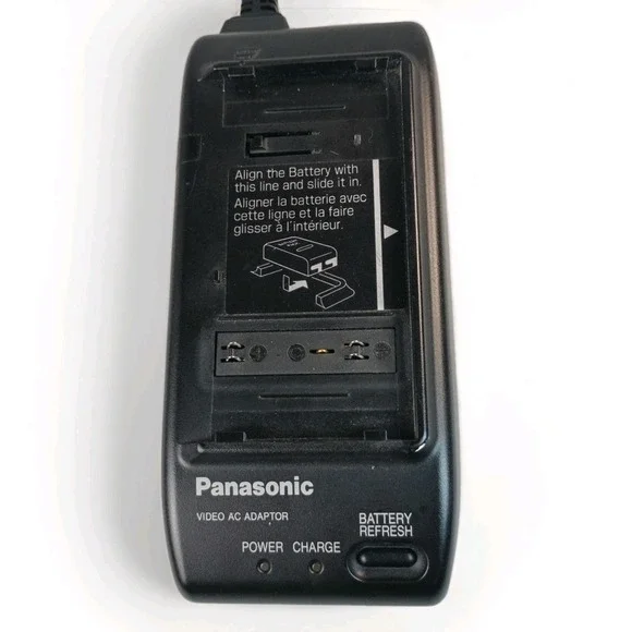 Panasonic PV-A17 Video AC Adapter VHS Camcorder Battery Charger Power Up
