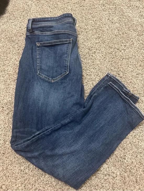 Men's Straight Fit Dark Blue Jeans