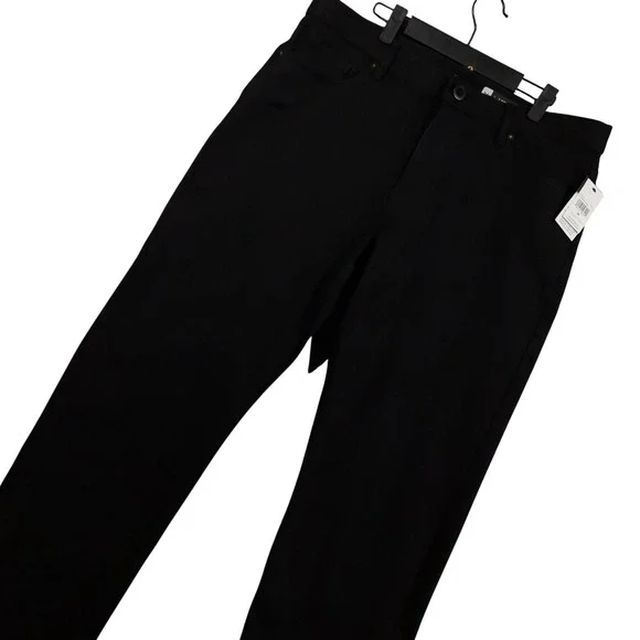 Volcom V Kinkade Jeans Mens 36x32 Black Regular Straight Stretch Denim A1902691