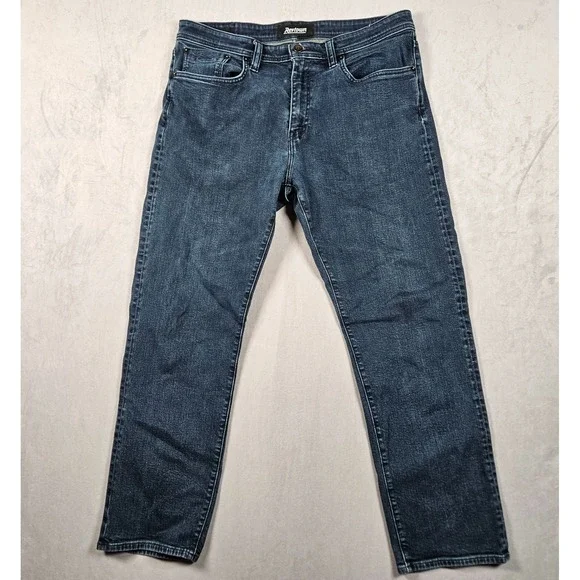 Revtown Automatic Jeans Mens 36x30 (Actual 36x28) Blue Dark Wash‎ Denim Relaxed