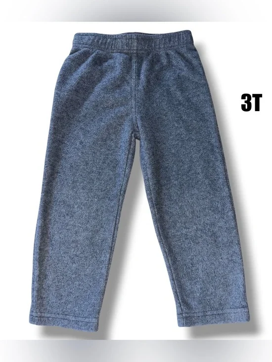 The Children’s Place Kids Cozy Fleece Pants Gray size 3T. Unisex