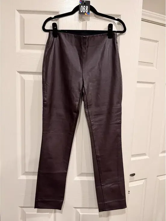 #68 LAUREN RALPH LAUREN FAUX leather Leggings‎ Pants Sz. 4