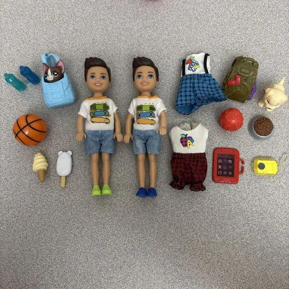 Barbie Club Chelsea 2 Boy Dolls 