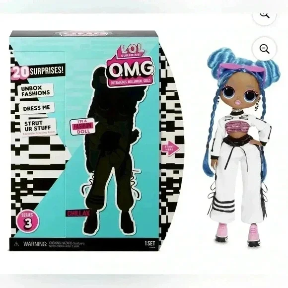 LOL Surprise OMG Chillax Fashion Doll Series 3 with 20 Surprises