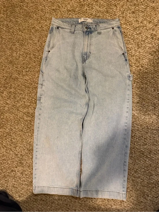 Hollister Light Wash Relaxed Carpenter Jeans