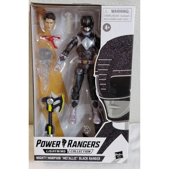 Power Rangers Lightning Collection Metallic Black Ranger 6