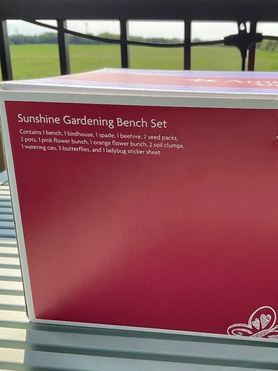 American Girl - Sunshine Gardening Bench Set