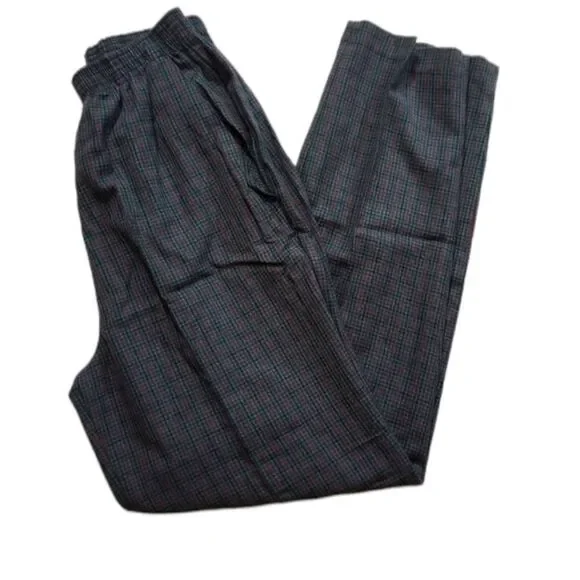 Retro Bobbie Brooks Balloon‎ Leg Plaid Trousers Size 6P