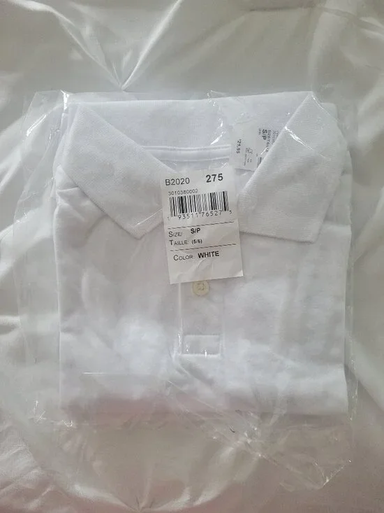 Boys Uniform Performance Polo - white