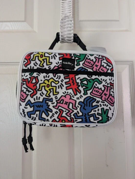 New Keith Haring Multicolor Graphic Lunch Box