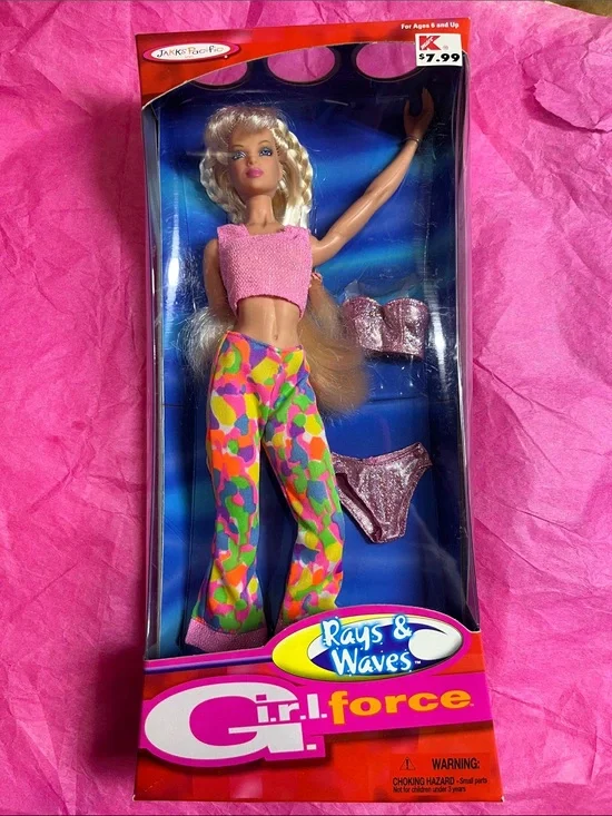 2002 G.I.R.L. Force Rays & Waves Arianna Doll NRFB Super Rare