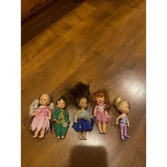 Vintage Mattel Kelly Club Doll Lot Tommy Mayor Munchkin Wizard of Oz Fairy Dolls