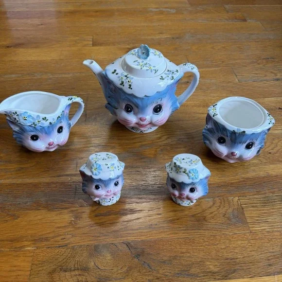 Vintage 50's 5 Piece  Lefton 