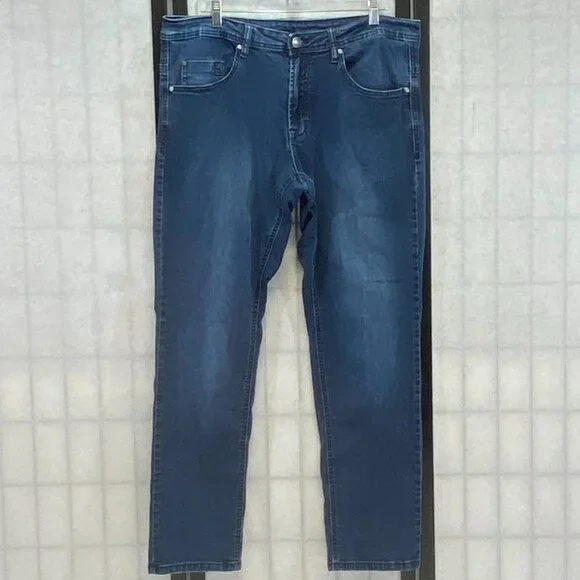 Buffalo David Bitton Axel Super Soft Stretch Slim Denim Jeans Faded Blue 38