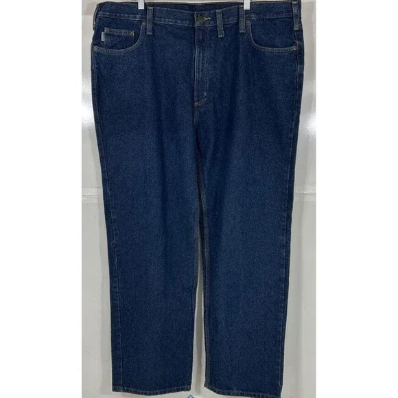 Carhartt Jeans Men's Size 44x32 Relaxed Fit Straight Leg Denim Blue